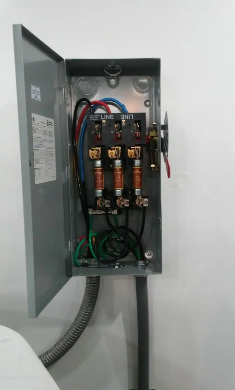 Three-phase disconnect switch installed for Electrical Wiring & Rewiring in Black River Falls